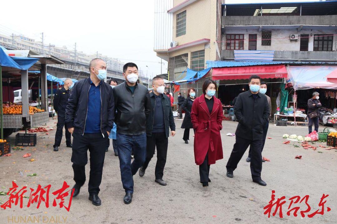 李佑军带队调研马路市场整治工作_邵阳头条网